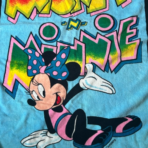 Vintage Mickey and Minnie Beach Towel Florida Vacation Disney - Picture 3 of 8